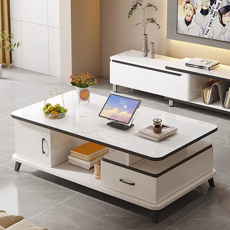 钢化玻璃茶几客厅家用茶桌2025新款轻奢茶台小户型阳台高端小桌子