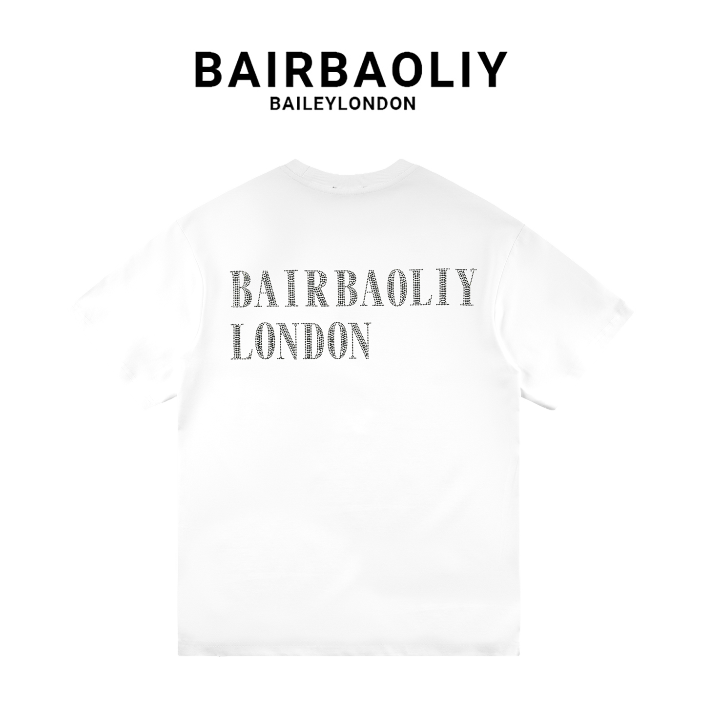 短袖基础大众男女通用烫钻