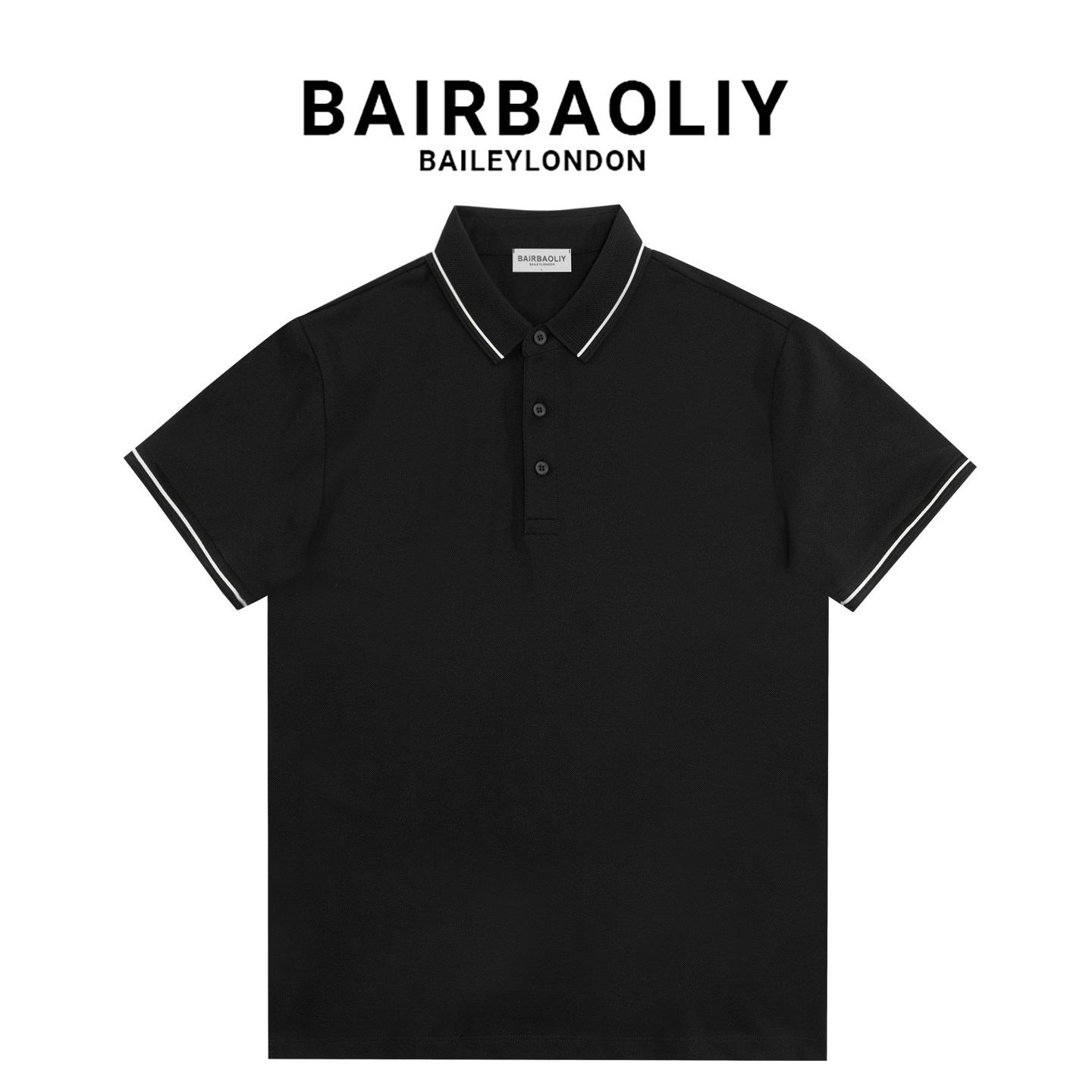 BAIRBAOLIY短袖POLO衫男士夏季商务休闲透气时尚经典修身百搭上衣