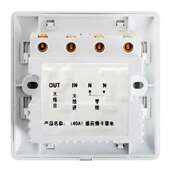 奥利普40A功率宾馆酒店低频感应房卡专用插卡取电 四线延时86型