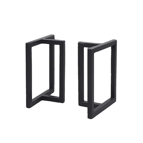 铁艺餐桌腿办公i会议桌脚书桌茶几脚架瓷砖岩板桌腿支架桌子腿加