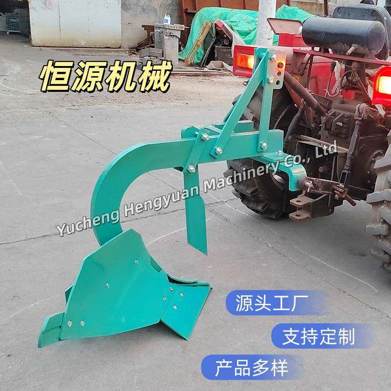 拿地单铧犁农用耕地机小型四轮拖拉机带翻地犁