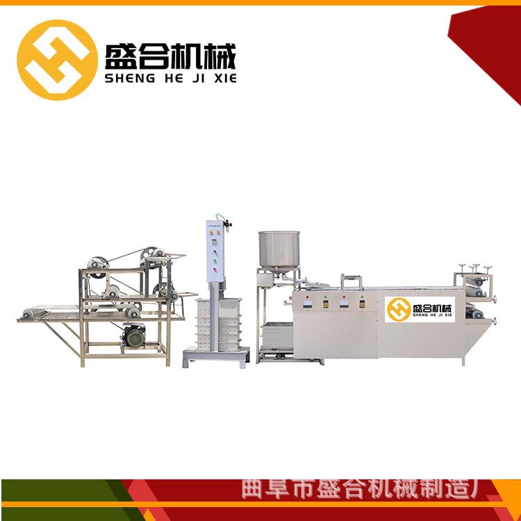 仿人工千张豆皮机全套豆腐皮加工设备磨煮煮浆泼脑压制扒皮全套