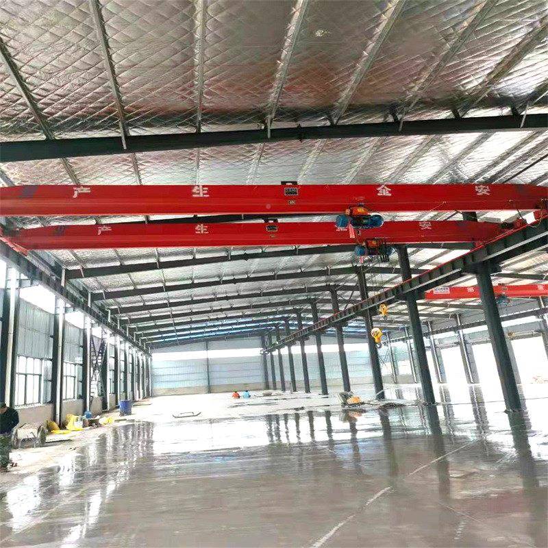 门式起机包厢航1OJI0吨双龙门吊双梁室内料场用欧式重主梁吊节能