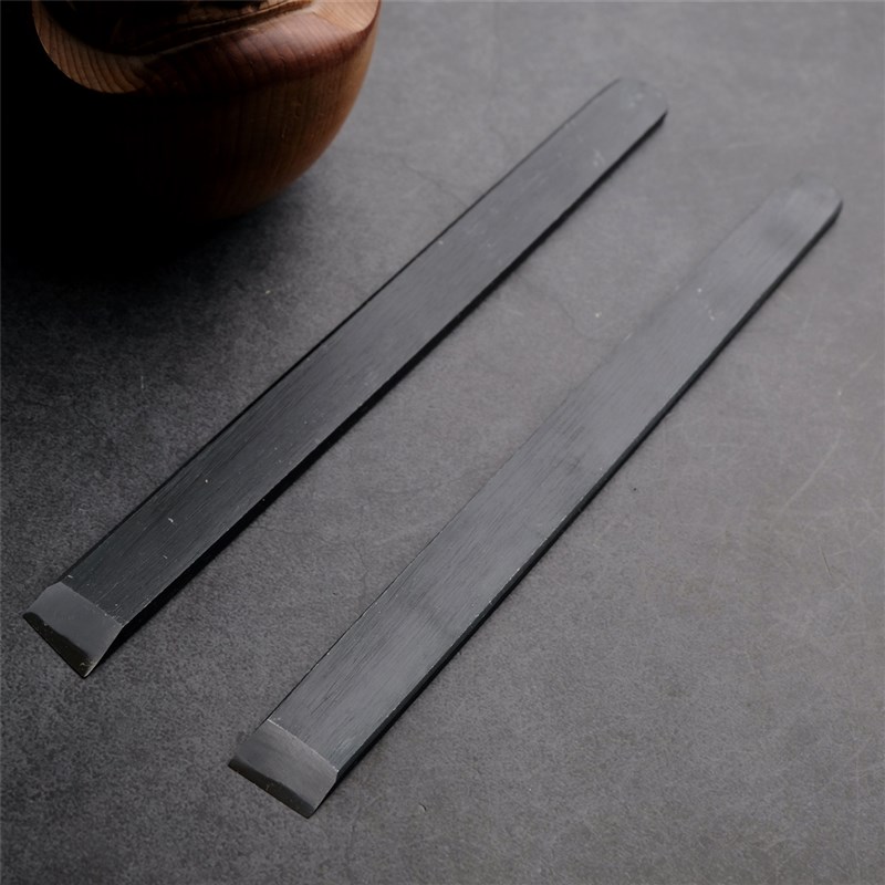 增田作坂光白引画线刀平口雕刻刀手打白纸一号钢木工削刀左右手