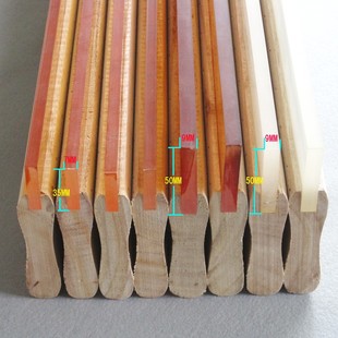 丝印刮胶耐溶剂木柄刮胶油墨丝印丝网水性油性刮刀皮刮板印刷刮刀