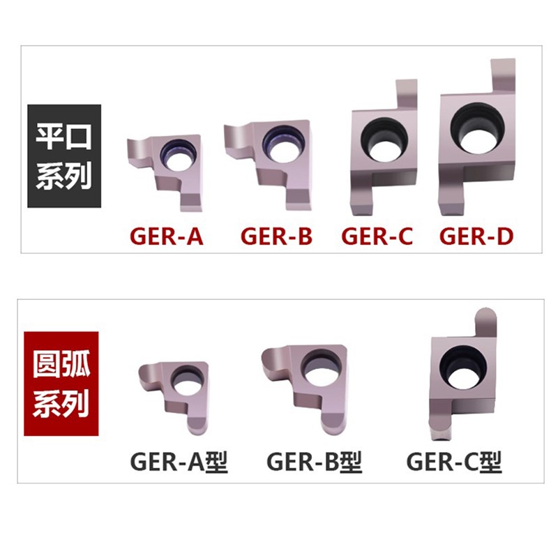 数控刀片走心机小孔径内槽刀杆SIGER/GER圆弧卡簧槽切槽刀柄刀头