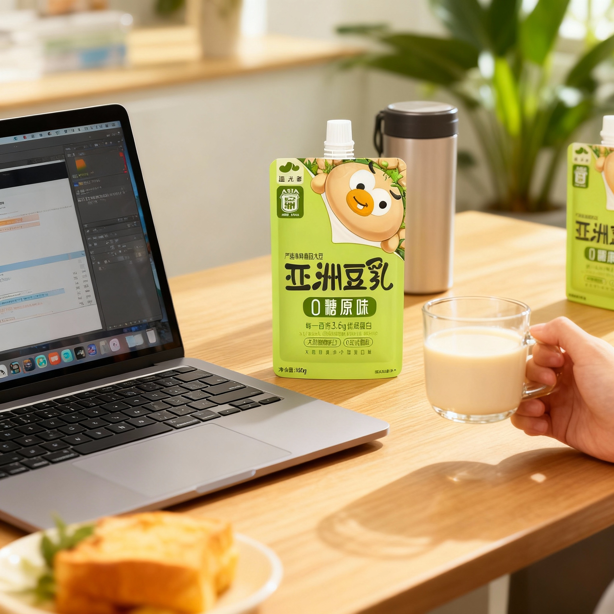 亚洲无糖低糖豆乳植物蛋白质丰富