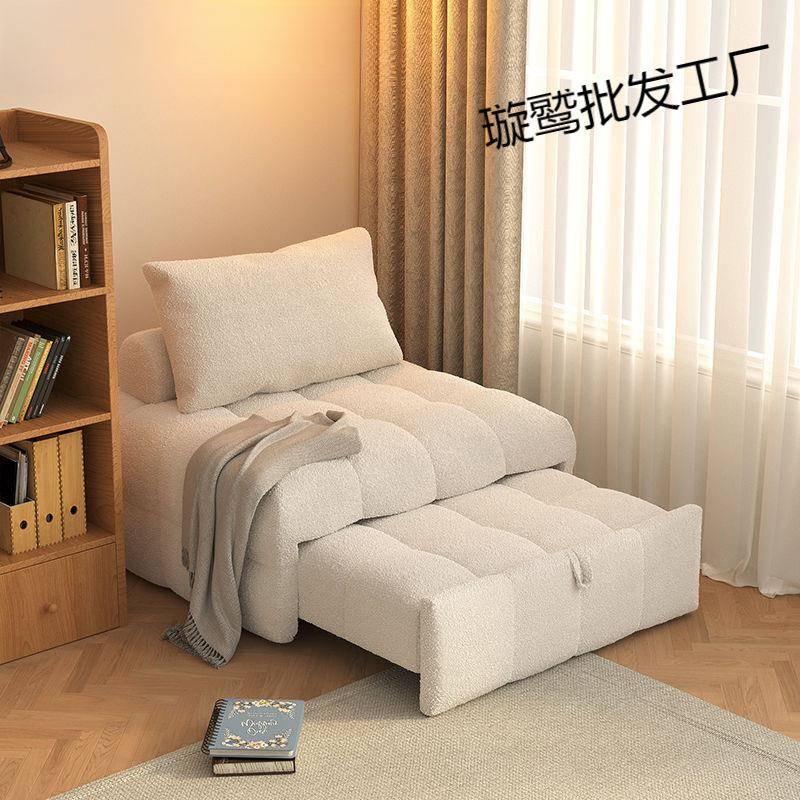 沙发床一体两用可折叠多功能网红客厅伸缩阳台小户型单人拉伸沙发