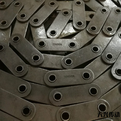 杭州东华自强链条C60HP-1*80L短节距空心销轴直板小滚子输送链条