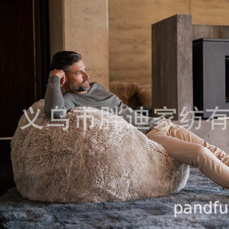 beanbag沙发豆袋毛绒书房电脑懒人沙发可爱圆形沙发卧室椅子