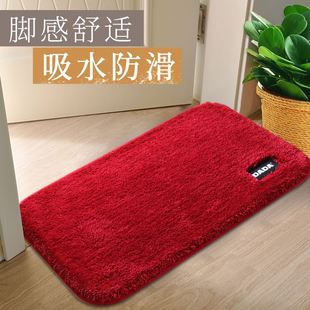 加厚卫生间门口地垫门垫进门卧室床边地毯家用吸水脚垫浴室防滑垫
