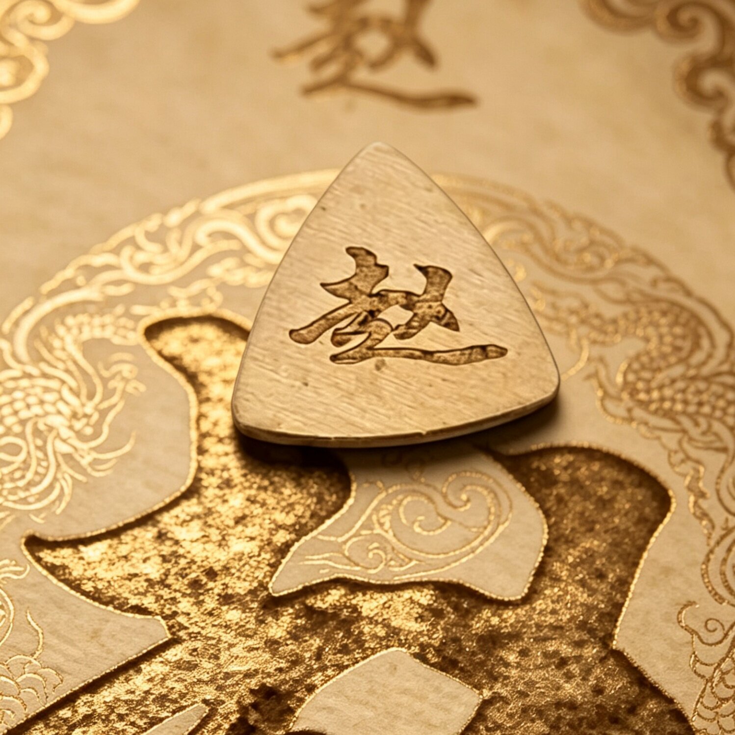 实木拨片定制拨片电贝司电吉他拨片激光雕刻定制拨片2.0厚度图片