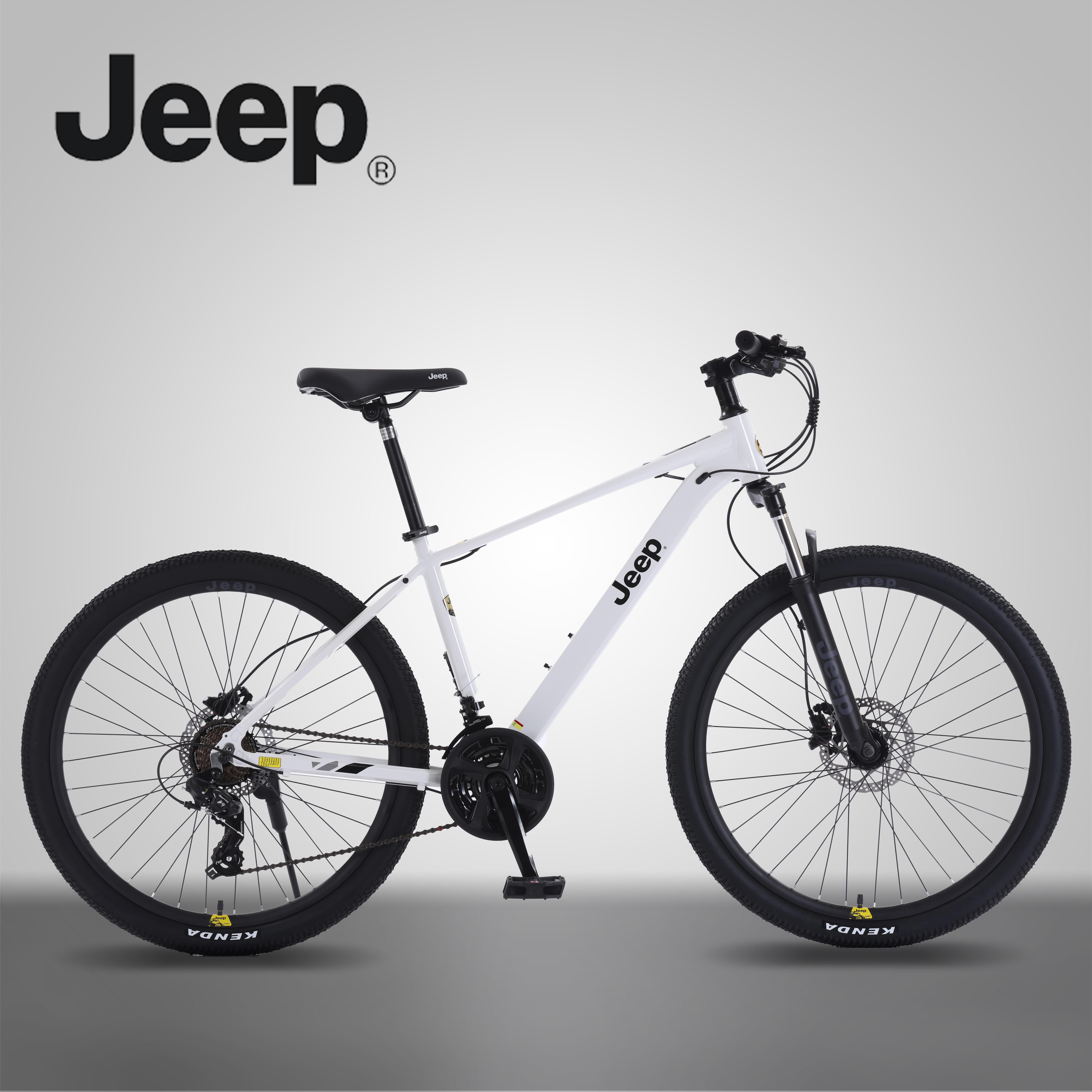 吉普jeep「AT7」山地自行车变速越野成人青少年减震车锻炼通勤车