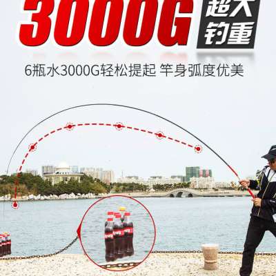 戴家矶钓竿短hj节碳素超轻超硬抛竿手海两用滑漂专用新款钓鱼小