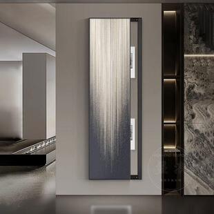 轻奢抽象电表箱装饰画大尺寸遮挡配电箱总开关电闸窄长条竖版挂画