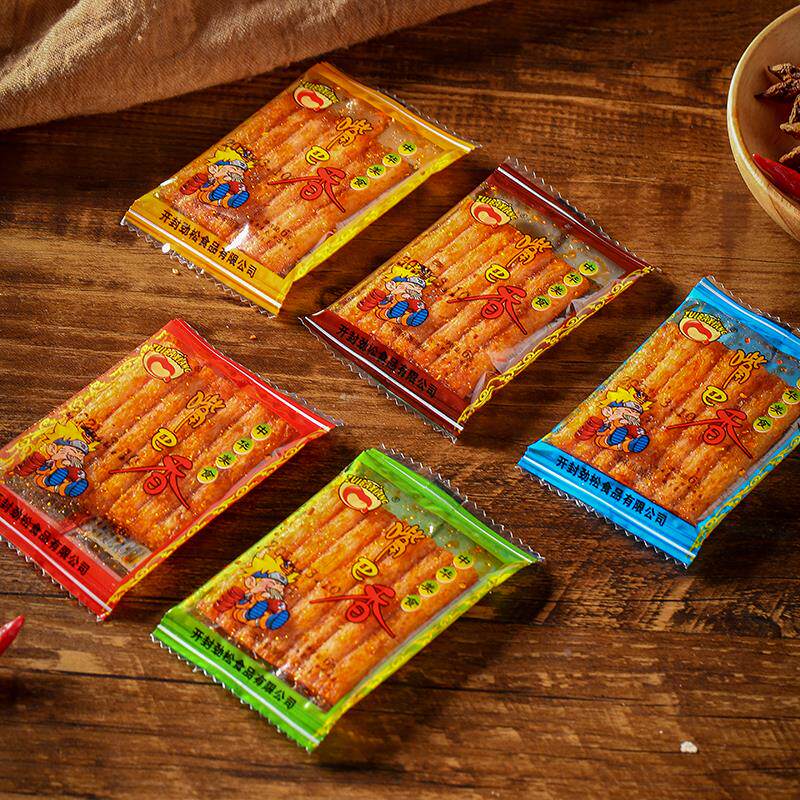 嘴巴香大刀肉辣条小包装90儿时怀旧零食小卖部休闲解馋面筋素食品