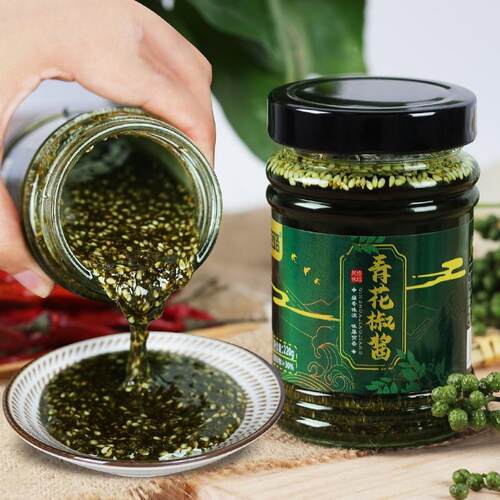 正宗青花椒酱四川特产220g藤椒酱家用花椒油凉拌菜调味料商用香麻