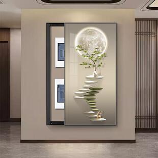 逐级电表箱装饰画京吉丰特大配电箱挡空开关推拉挂画