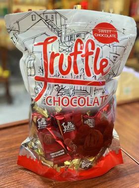 松露巧克力送女友黑松露形巧克力代可可脂独立小包装袋装喜糖食品