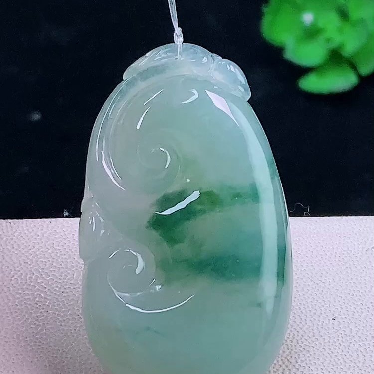缅甸翡翠如意玉吊坠天然玉石A货冰种飘花老坑证书高档收藏0117,珠宝/钻石/翡翠,颈饰,淘宝优惠券,粉丝福利购,淘宝优惠卷