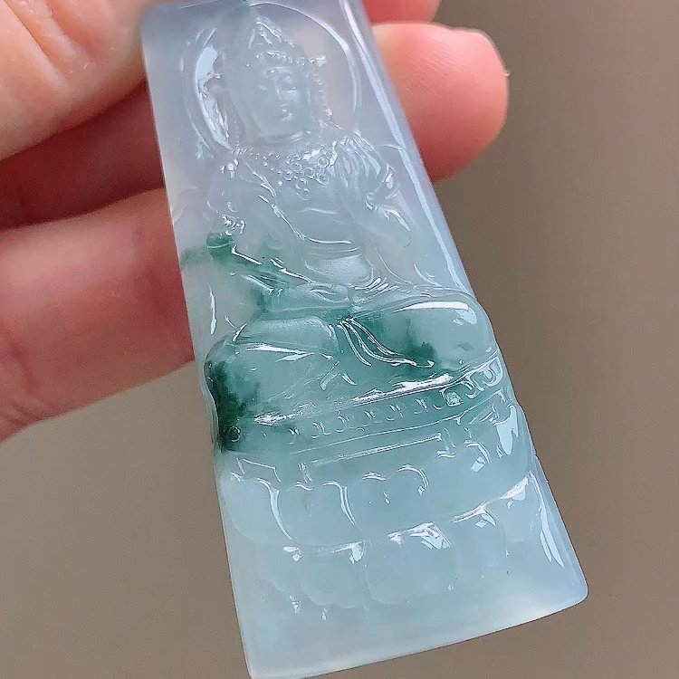 缅甸翡翠观音玉吊坠天然玉石A货冰种飘花收藏正品新款证书0117,珠宝/钻石/翡翠,颈饰,淘宝优惠券,粉丝福利购,淘宝优惠卷