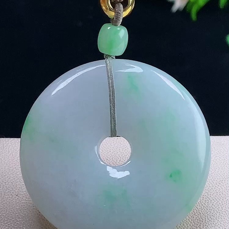 缅甸翡翠平安扣玉吊坠天然玉石A货冰种飘绿高档证书老坑正品0116,珠宝/钻石/翡翠,颈饰,淘宝优惠券,粉丝福利购,淘宝优惠卷