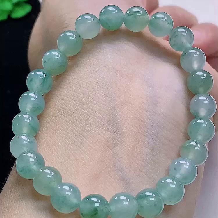 缅甸翡翠手串玉手串天然玉石A货
