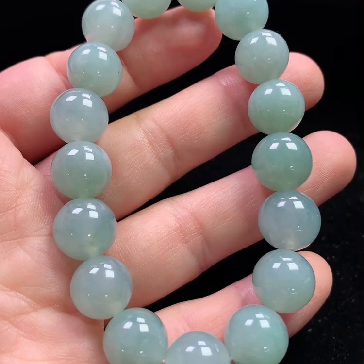 缅甸翡翠手串玉手串天然玉石A货