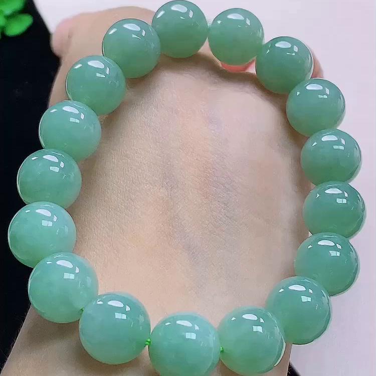 缅甸翡翠手串玉手串天然玉石A货