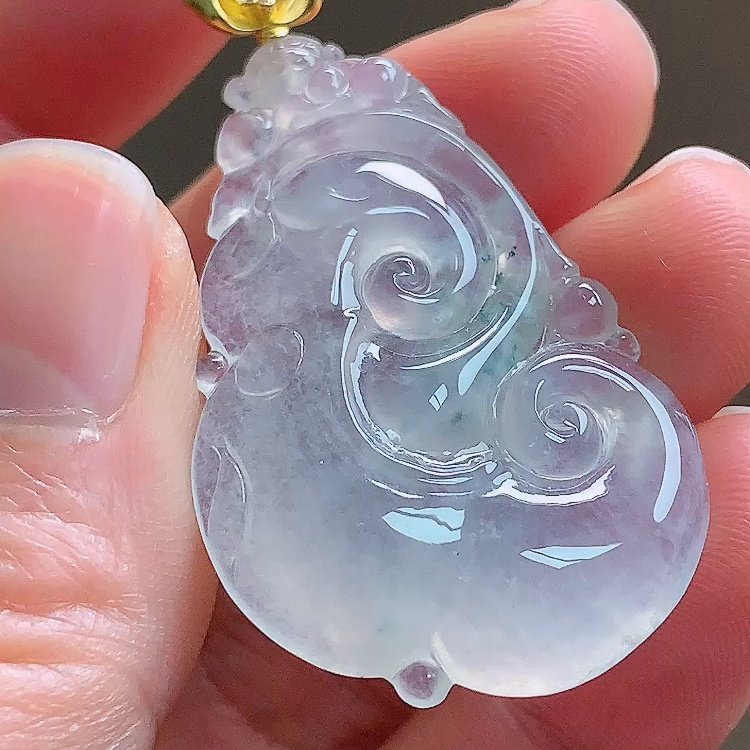 缅甸翡翠如意镶金玉吊坠天然玉石A货18K金镶嵌冰种正品收藏0117,珠宝/钻石/翡翠,颈饰,淘宝优惠券,粉丝福利购,淘宝优惠卷