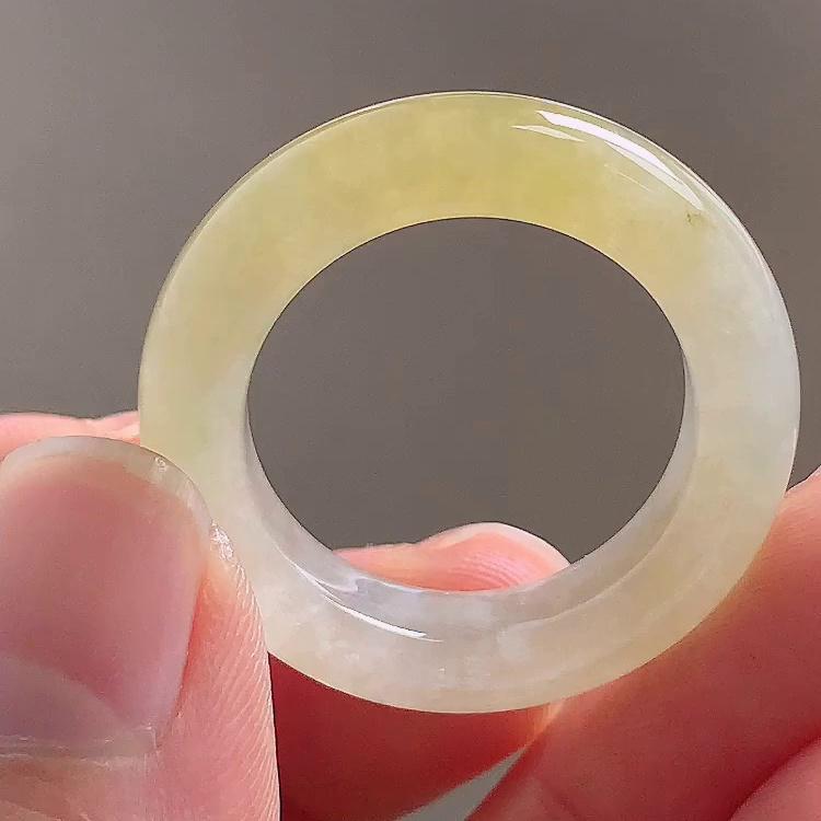 缅甸翡翠戒指玉戒指天然玉石A货