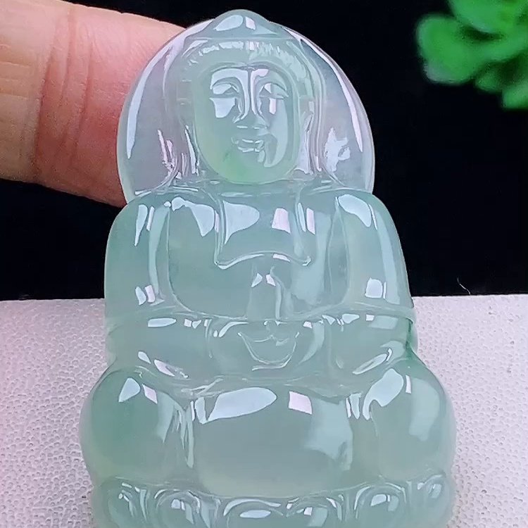 缅甸翡翠观音玉吊坠天然玉石A货冰种飘花礼物证书新款收藏0111,珠宝/钻石/翡翠,颈饰,淘宝优惠券,粉丝福利购,淘宝优惠卷