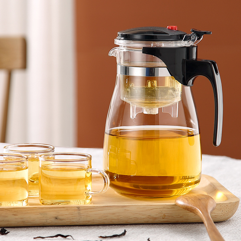 飘逸杯泡茶壶耐热茶道杯一键过滤玻璃玲珑杯泡茶杯套餐功夫茶具