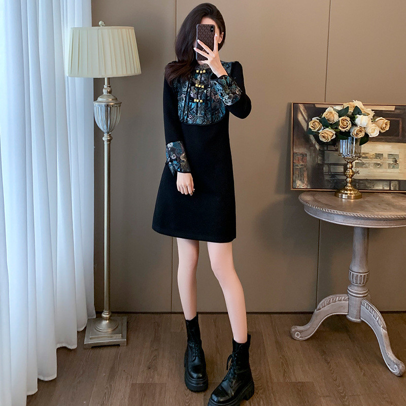 2025新中式旗袍连衣裙