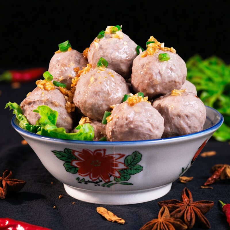 3斤家好正宗潮汕特产牛肉丸牛筋丸烧烤火锅露营食材Besthome