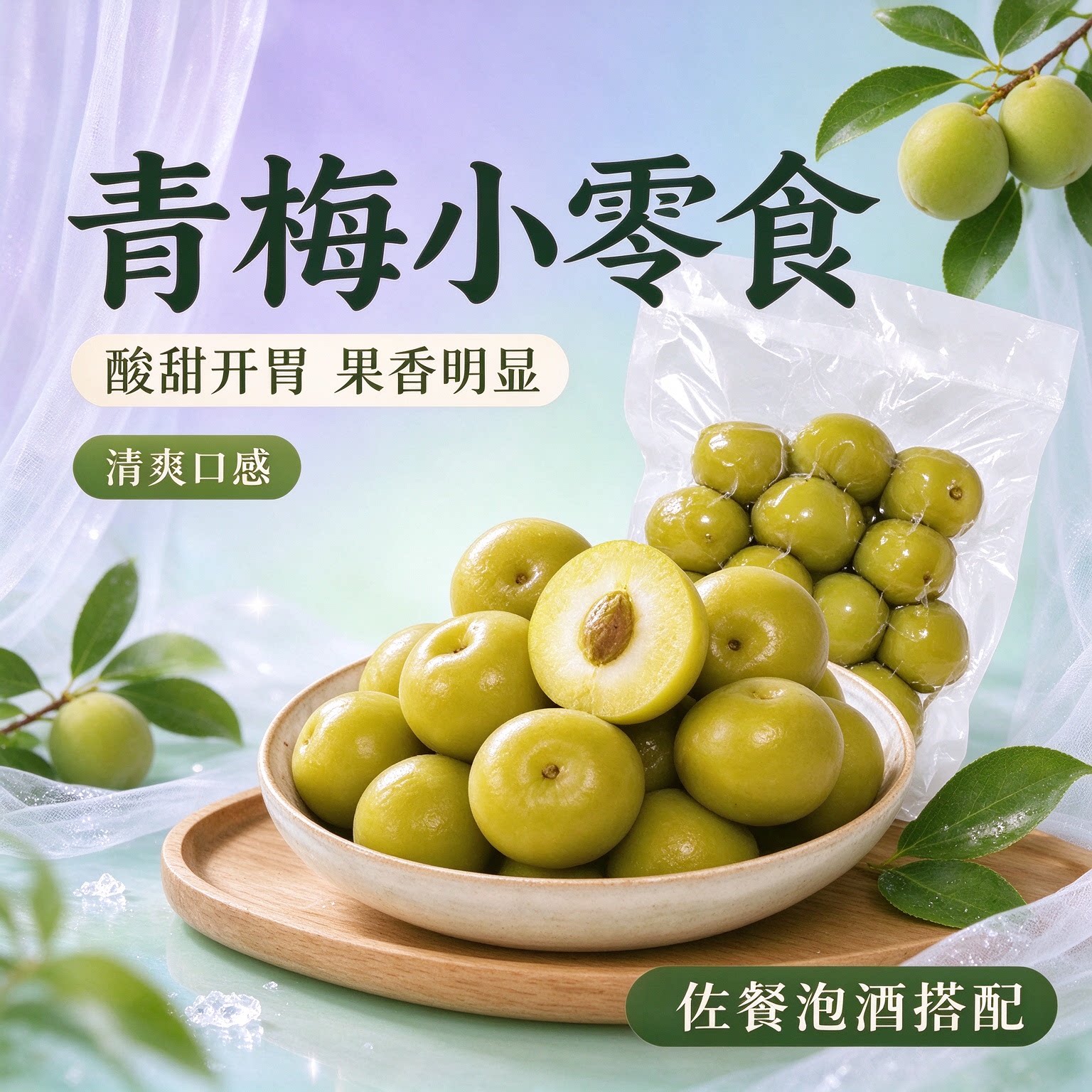 轻加工青梅鲜果泡酒半成品专用生梅子酸新鲜自酿青竹梅蜜饯零食