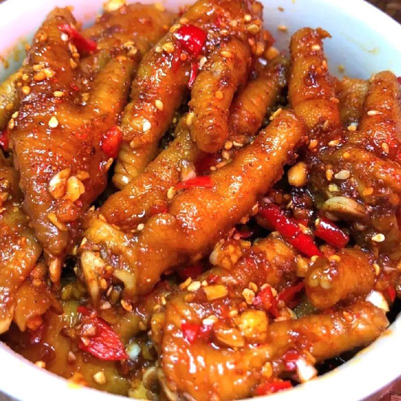 香辣解馋无骨脱骨熟食鸡爪四川追剧零食麻辣卤味红油特产小吃下酒
