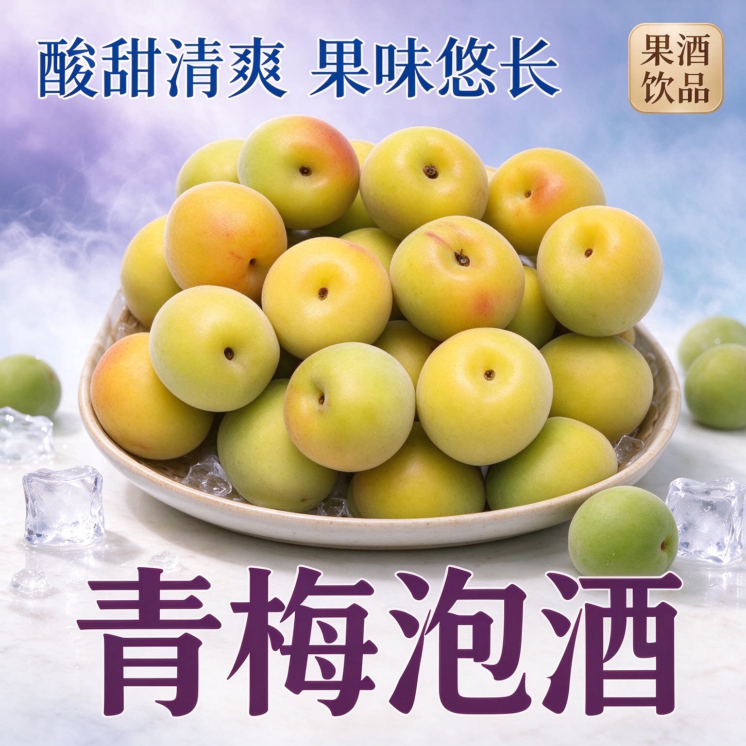 轻加工青梅鲜果泡酒半成品生梅子冰糖腌制新鲜水果野生专用开胃