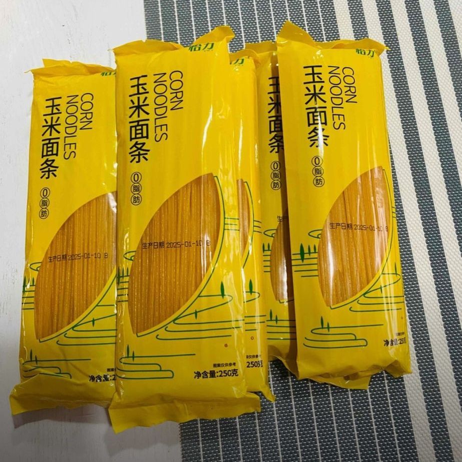 0脂肪玉米面条劲道营养汤面0糖专用东北纯玉米面杂粮