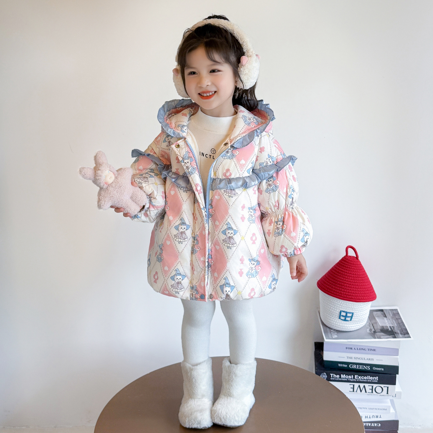 羽绒服女童2025新款冬季