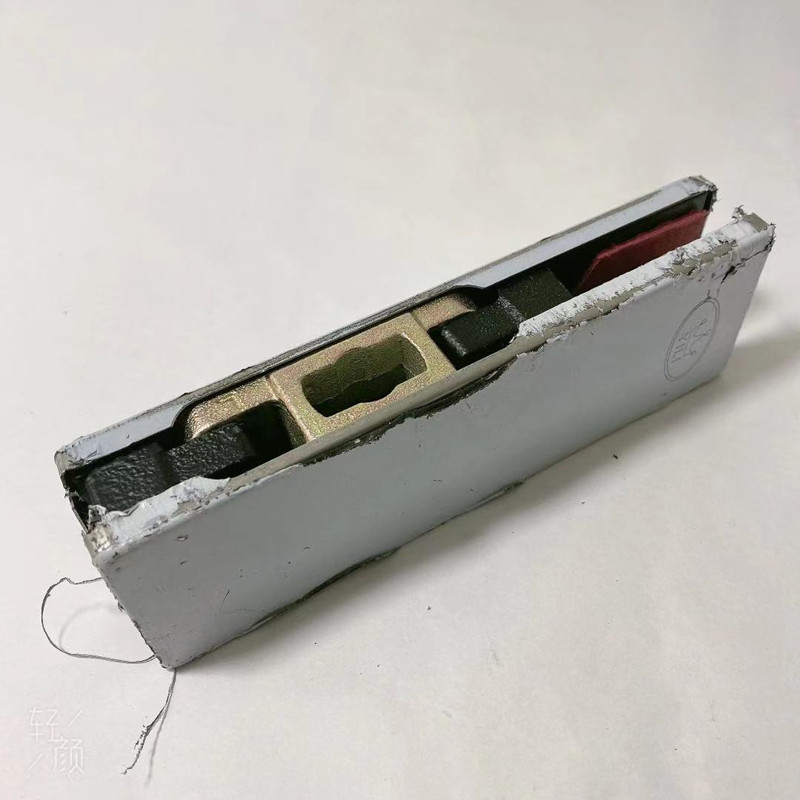 地弹簧配件门下夹一字夹点夹不锈钢角门夹子无框玻璃门小门夹子