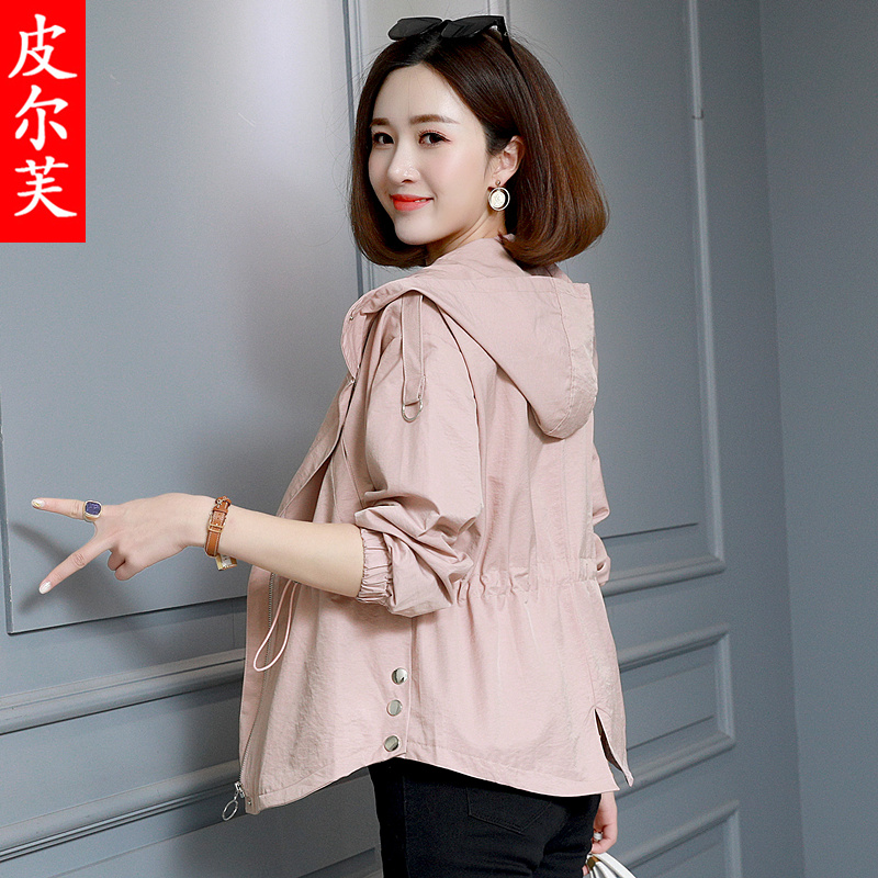 女士短外套2021春秋季新款宽松bf原宿风衣休闲夹克显瘦工装上衣潮