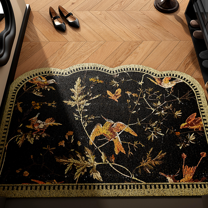 复古地毯入户门垫进门地垫高级感2024新款丝圈脚垫门外免洗耐脏