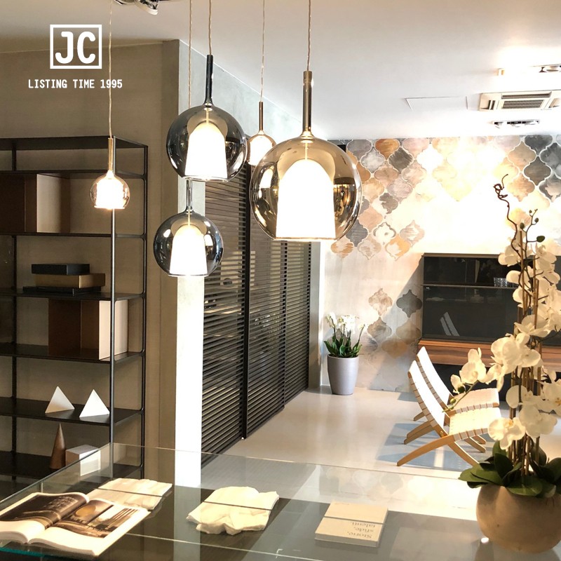 意大利PENTA GLO三头餐厅吊灯 北欧卧室床头灯服装店吧台玻璃吊灯