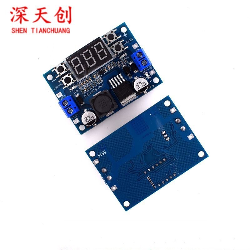 DC-DC可调降压电源模块 LM2596稳压 带电压表显示数显3.3V 5V 12V