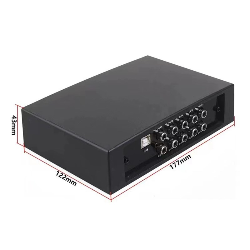 车载DSP功放4进8出大功率DSP汽车功放8路纯DSP音频处理器多路功放