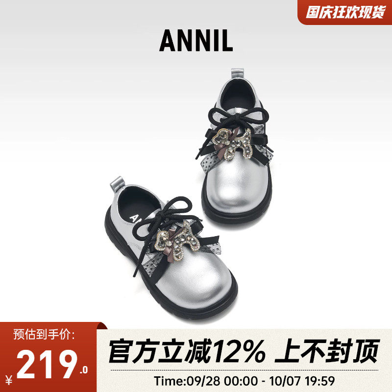 大童礼服表演水钻蝴蝶结儿童皮鞋图片