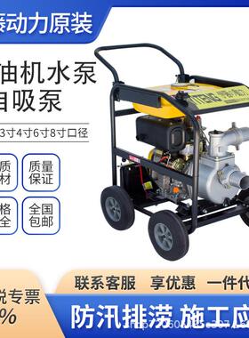 小型柴油机水泵2寸3寸移动便携式抽水泵YT20DPYT30DPE-2