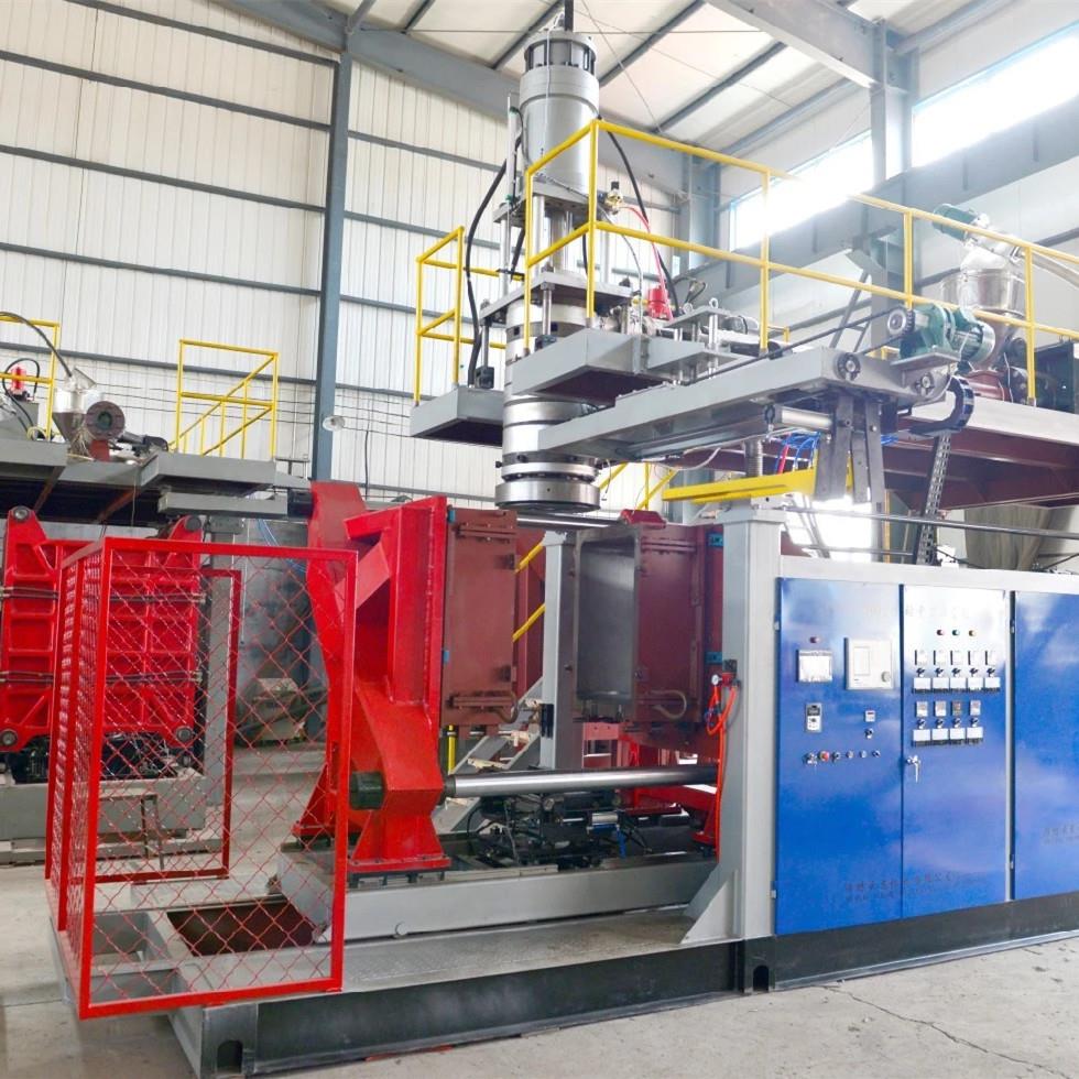 全自动塑料中空成型机 25升堆码桶中空吹塑机双工位全自动吹塑机